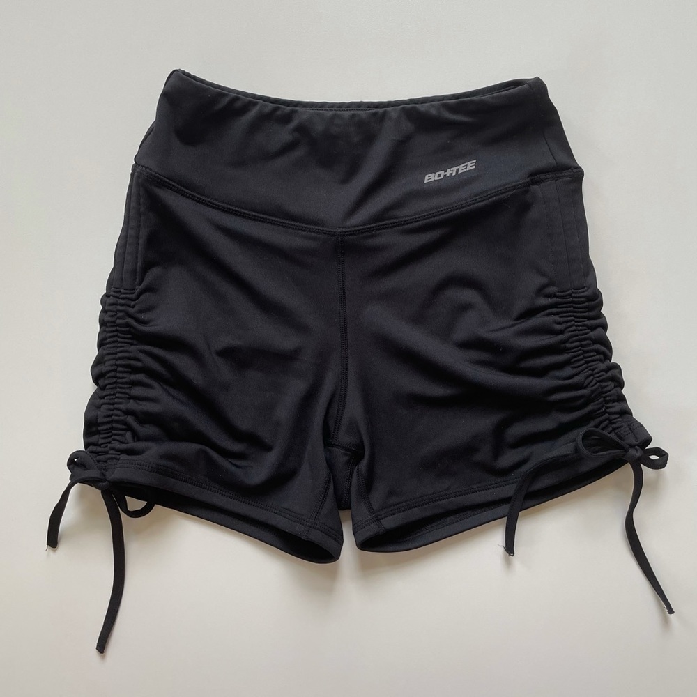 Bo + Tee attitude high waisted slinky shorts